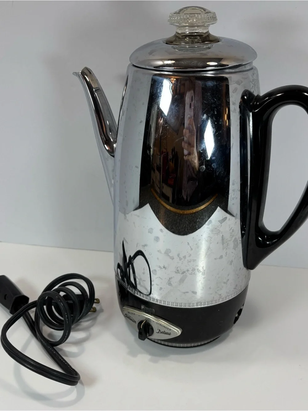 Vintage Sunbeam Deluxe Automatic Percolator AP-16 | 10 Cup - Tested Works